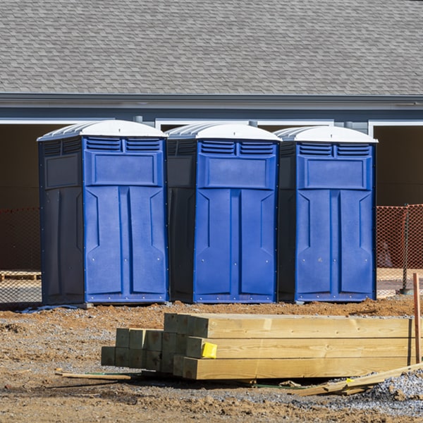 are there any restrictions on where i can place the porta potties during my rental period in Bull Creek